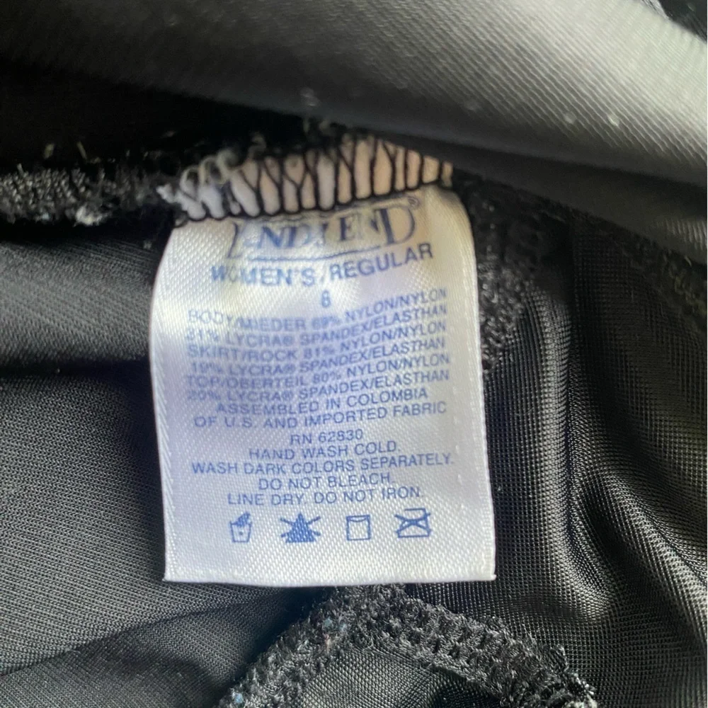 Lands End swim suit dress SZ 6